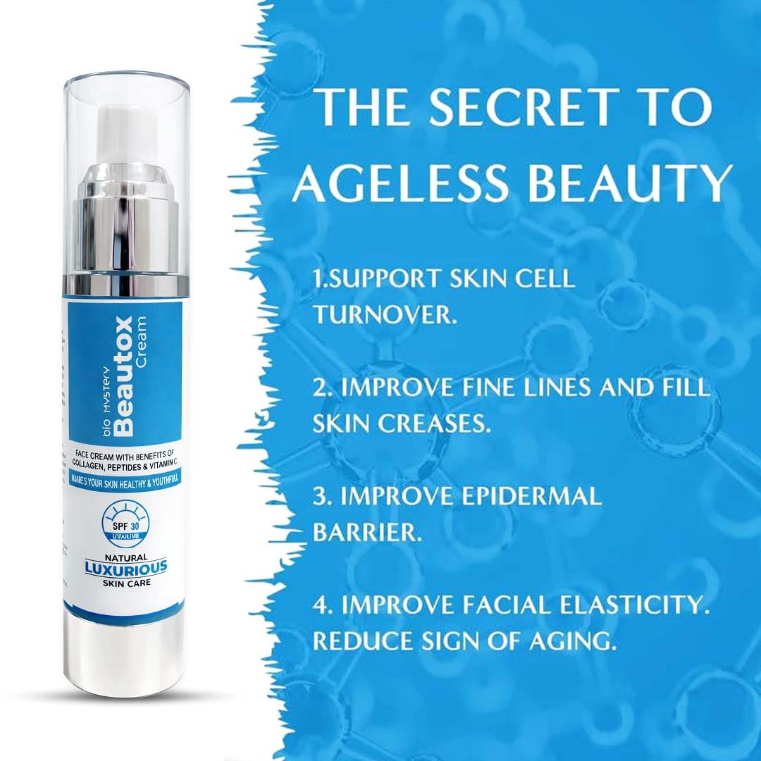 Amazon.com: Bio Mystery Beautox Face Cream SPF-30 (50ml/1.7 Oz
